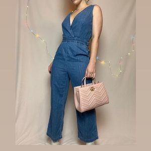 Point Sur J. Crew denim jumper! SUPER FLATTERING!  Size 0. Like new!